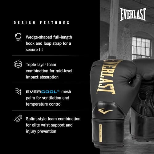 Thumbnail 2 de Everlast Elite 2 12oz Guantes de boxeo 🥊