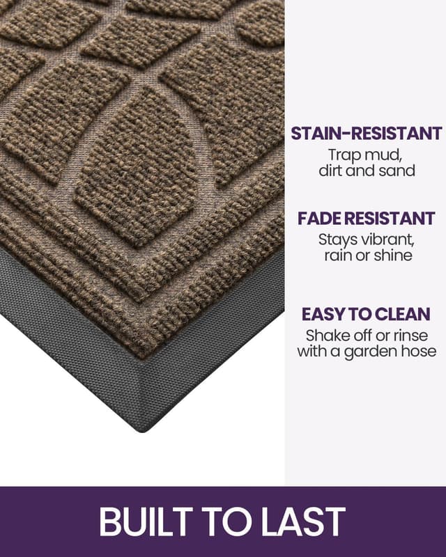 Detalle de DEXI 4x2 front door mat, non slip