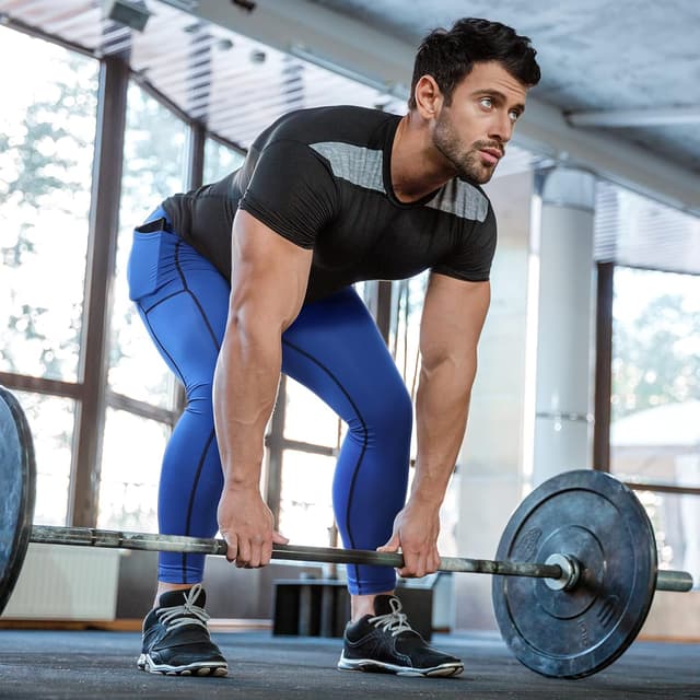 Detalle de Runhit Men's Running Leggings compression tights