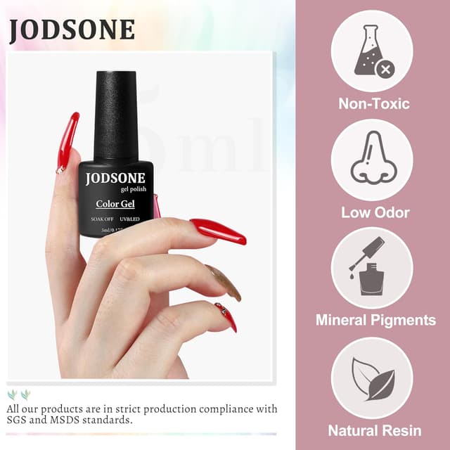 Thumbnail 5 de JODSONE 36-Piece Gel Nail Polish Set 5ml