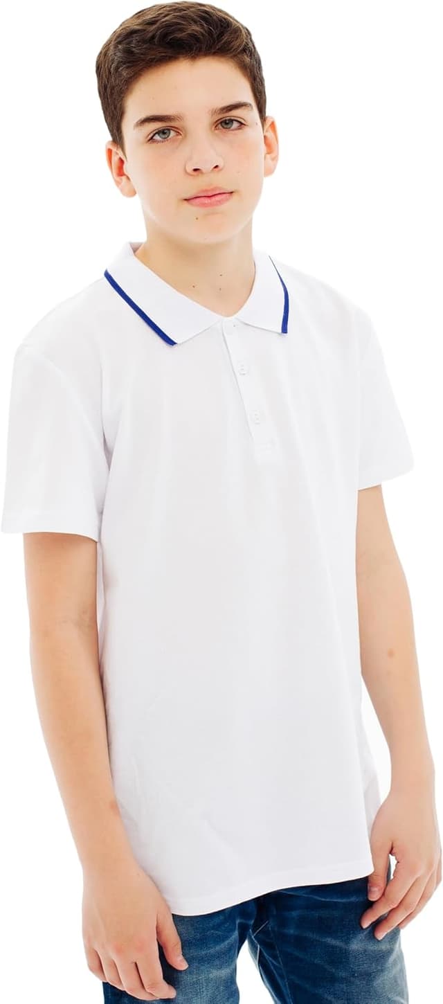 Thumbnail 6 de MOR Jungen Poloshirt aus 100% Baumwolle – Kurzarm in Basic-Farben, Größen 110–176