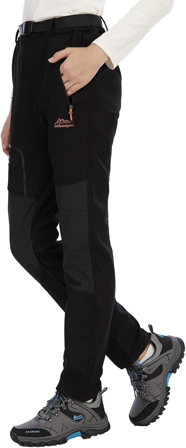 Detalle de DAFENP Pantaloni sci termici donna impermeabili 2 strati