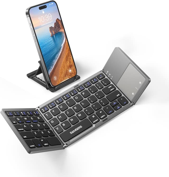 Detalle de Samsers Foldable Bluetooth Keyboard 48h ⌨