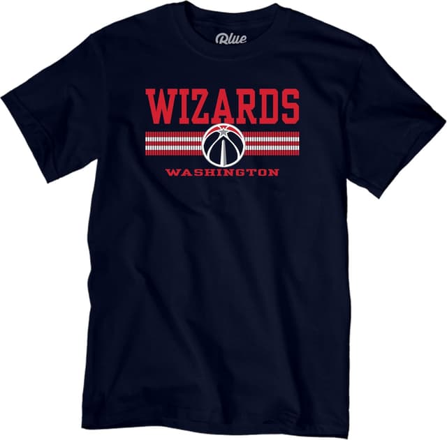 Detalle de Blue 84 NBA Officially Licensed T-Shirt (Washington Wizards) – Unisex Adult Basketball Team Tee