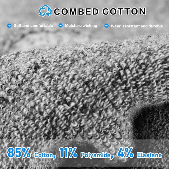 Thumbnail 4 de YOJOOM Mens Sports Quarter Ankle Socks 9-12