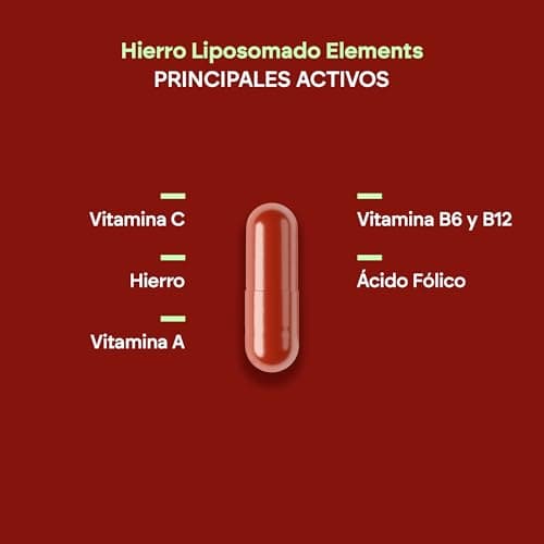 Thumbnail 3 de Hierro Liposomado 30mg Nutralie 💊 Con Vitamina C y B12