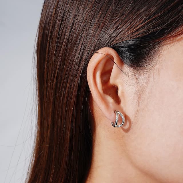 Thumbnail 1 de Amazon Essentials Split Hoops 14K gold