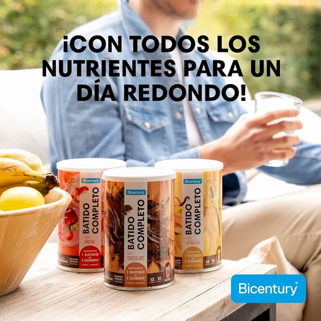 Thumbnail 1 de Bicentury Batido Completo Vainilla 🥤 Rico en Proteínas, 436g