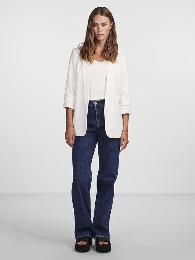 Thumbnail 4 de PIECES Pcboss Blazer blanco S, manga 3/4