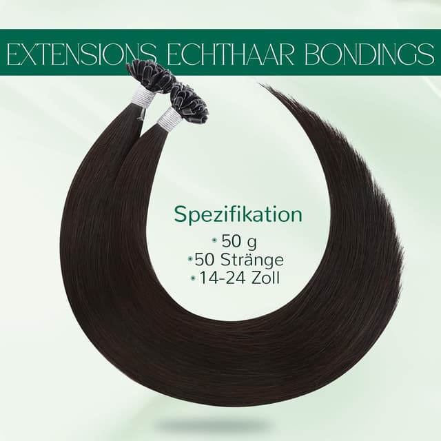 Detalle 1 de Easyouth Bonding Echthaar 40 cm