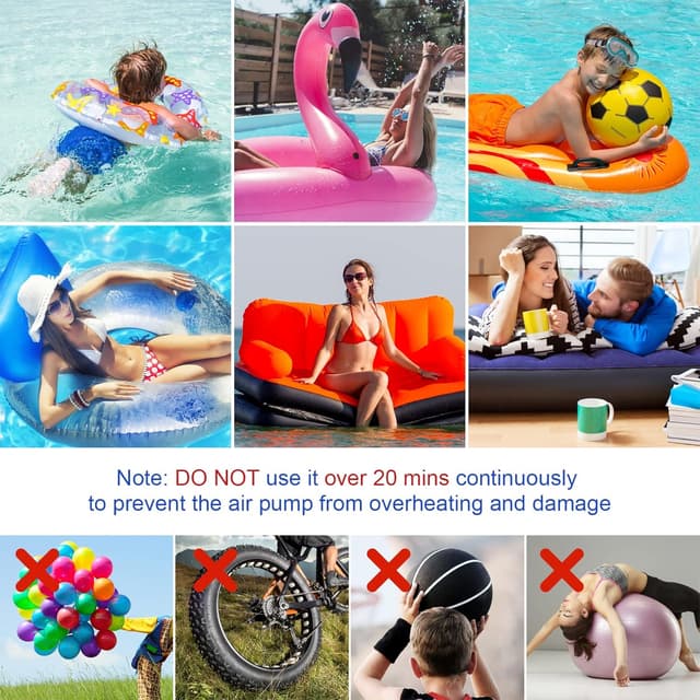 Thumbnail 3 de Jsdoin Electric Pump 50W for Inflatables 🏖