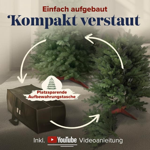 Thumbnail 4 de Pure Living Weihnachtsbaum 180 cm 100% PE