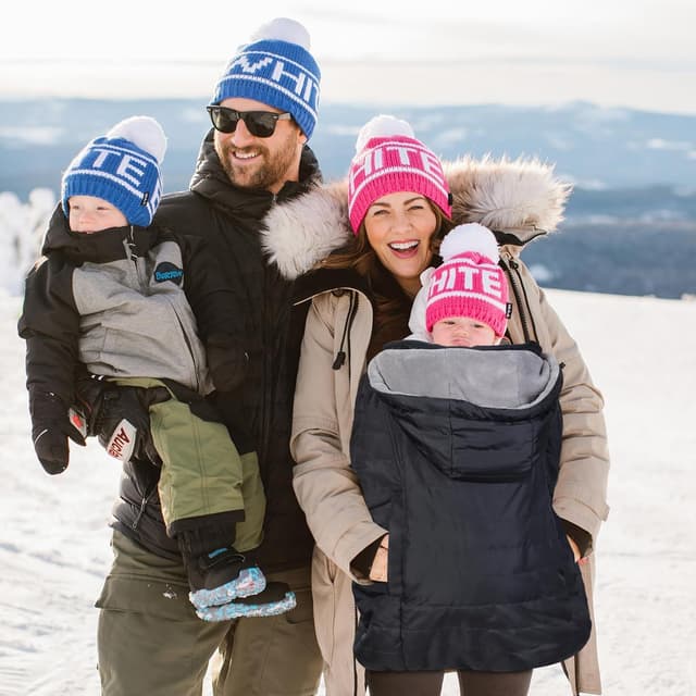 Thumbnail 5 de Orzbow Couverture de portage bébé imperméable, polaire chaud