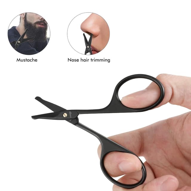 Thumbnail 6 de LIVINGO 3.75" Premium Nose Hair Scissors with Curved Safety Blades