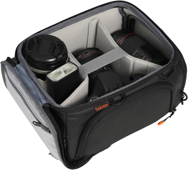 Detalle de TARION Inserto Fotografico Borsa Fotografica con 5 divisori