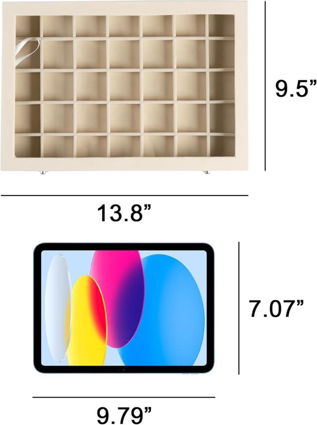 Thumbnail 3 de Frebeauty Bandeja 35 casillas joyero con tapa