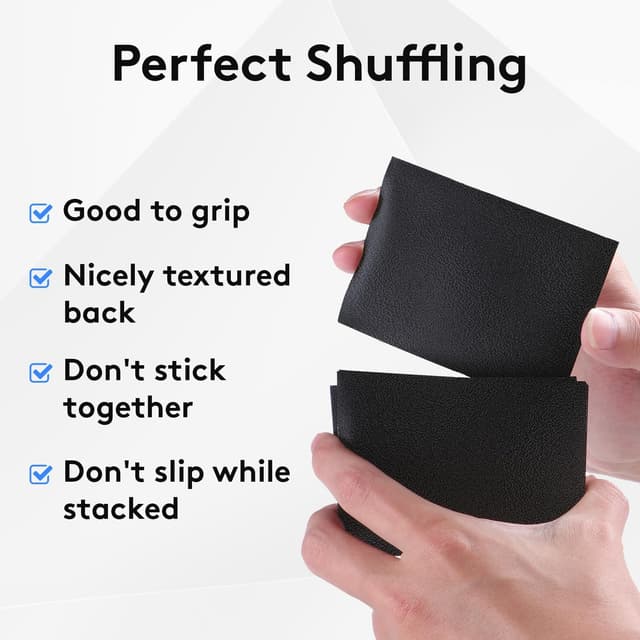 Detalle de SEFOWG 1200-Count Black Card Sleeves for MTG/TCG (Matte, Double-Sided Protectors)