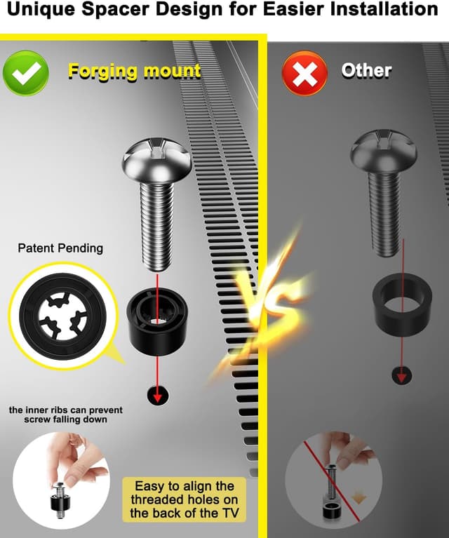 Thumbnail 6 de FORGING MOUNT Heavy Duty TV Wall Bracket with 765mm Long Reach for 50–95 inch TVs (VESA up to 800x400mm, max 75kg)