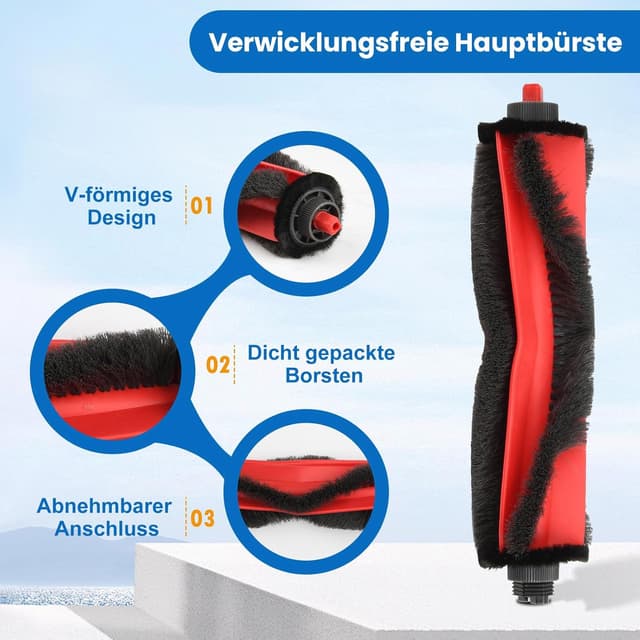 Detalle de 21 Stück Zubehörset für Roborock Q7 L5+