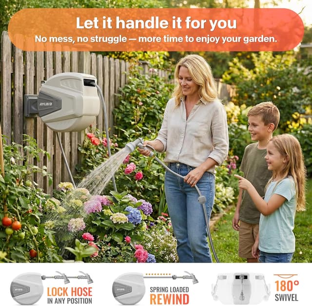 Detalle de Ayleid Retractable Hose Reel 100 ft