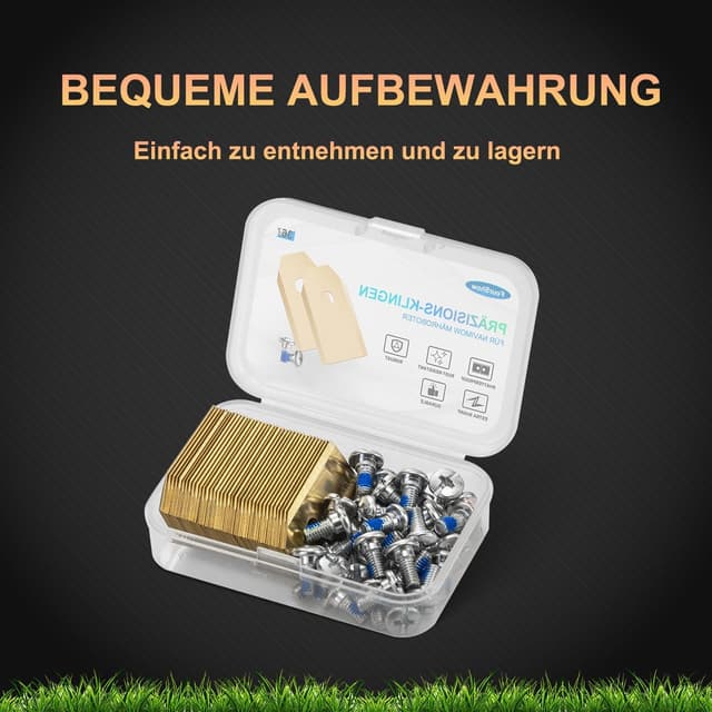 Detalle 2 de 36 Ersatzklingen für Segway Navimow (i-Serie, H-Serie, X-Serie) inkl. Schrauben mit Gewindesicherung