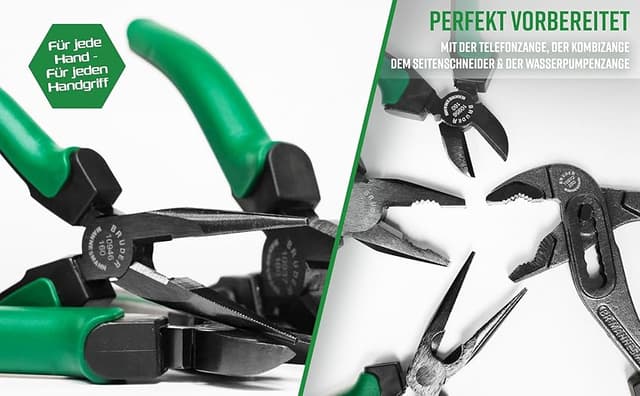 Thumbnail 5 de Mannesmann M10997 - Juego de alicates de 4 piezas