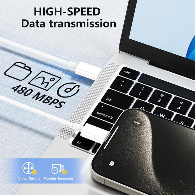 Thumbnail 2 de USB C to USB C Cable 60W