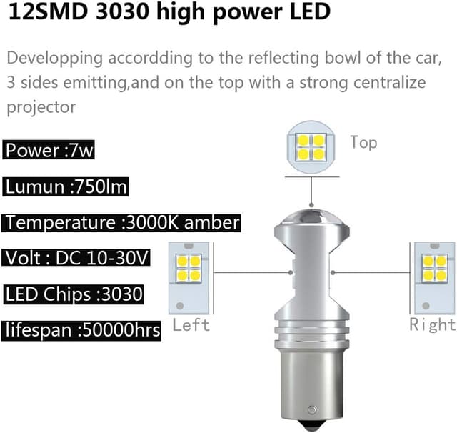 Thumbnail 3 de SageSunny BAU15S PY21W Bombilla LED 7W 750lm
