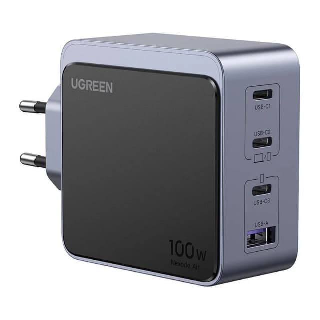 Imagen de Ugreen Nexode S Cargador Rápido 100W GaN ⚡️ 3 USB-C + USB-A en OfertitasTOP