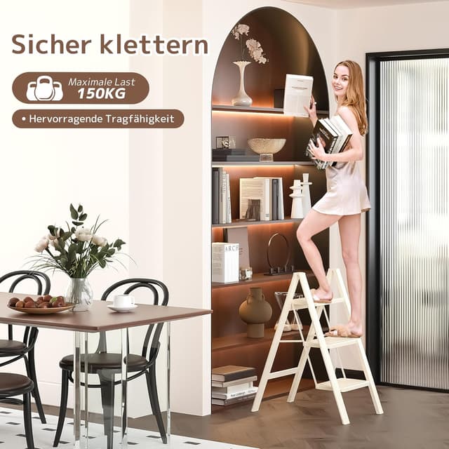 Thumbnail 1 de GameGem 3 Stufen Leiter 150 kg đȘ