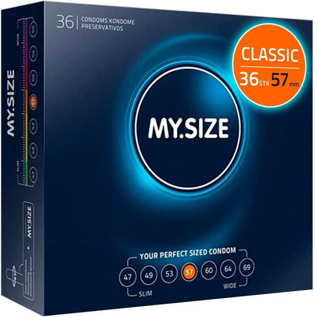 Detalle de MY.SIZE 57 mm Kondome Größe 4 36 Stück