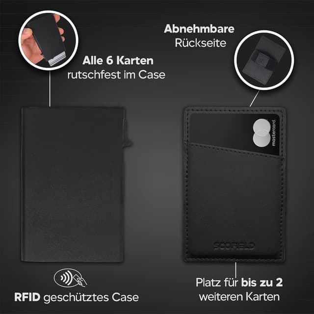 Detalle 2 de Trinity Geldbörse Trinity Wallet Schwarz