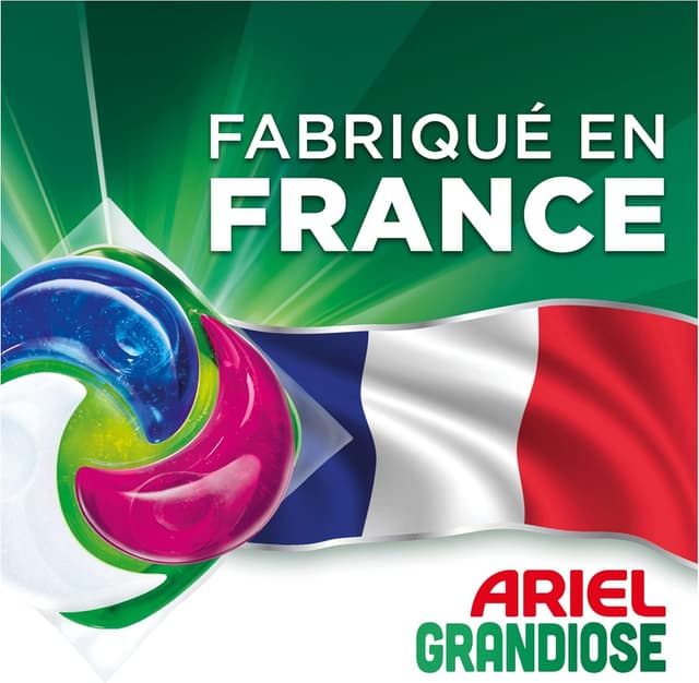 Detalle de Ariel Grandiose PODS Couleurs Éclatantes – Lessive en capsules pour 60 lavages (4 x 15)