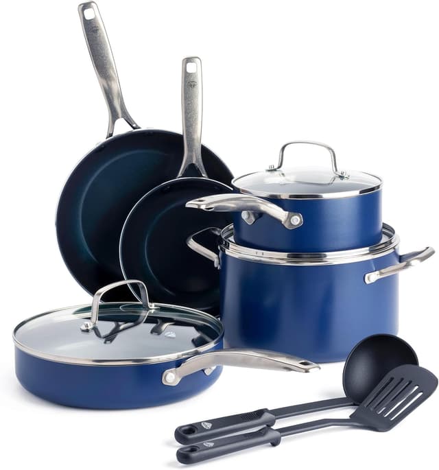 Detalle de Blue Diamond 10-Piece Nonstick Set