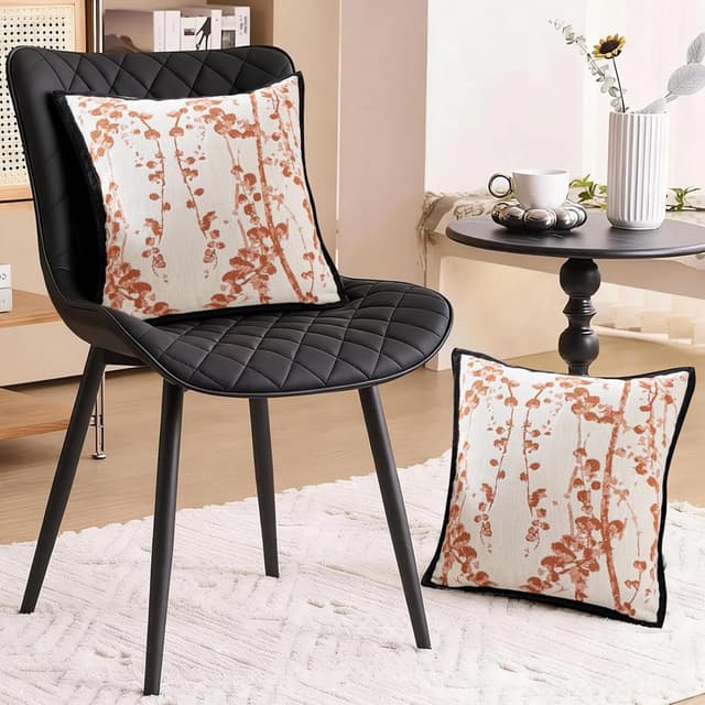 Thumbnail 6 de Traziewell 45x45cm chenille cushion cover set (2 pack) with invisible zipper