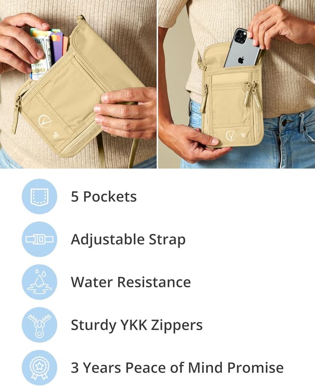 Thumbnail 4 de Vantamo Portafoglio viaggio RFID