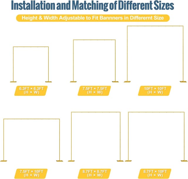 Thumbnail 1 de Wokceer 10x10 FT Backdrop Stand