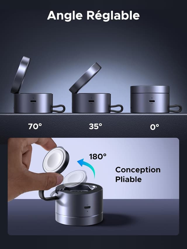 Thumbnail 4 de UGREEN MagFlow 3 EN 1 Qi2 15W