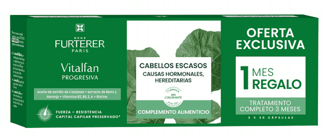 Imagen de René Furterer Vitalfan Cápsulas Anticaída Progresiva 💊 90 uds en OfertitasTOP