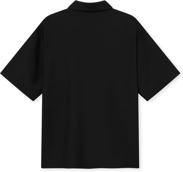 Detalle de Johnny Urban Mason – chemise oversize manches courtes homme en nylon/élasthanne