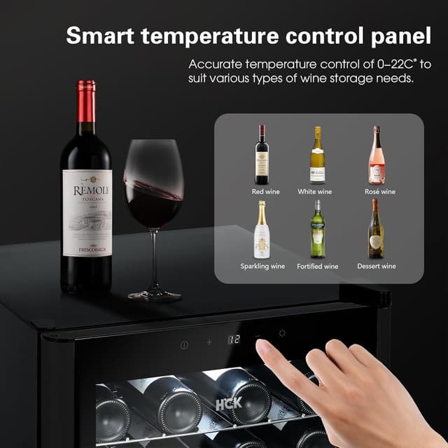 Thumbnail 4 de HCK Vinoteca 48 botellas, 115 L, 4–22 °C 🍷