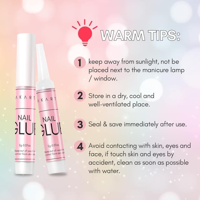 Thumbnail 6 de Makartt Strong Nail Glue 40pcs for false nails 💅