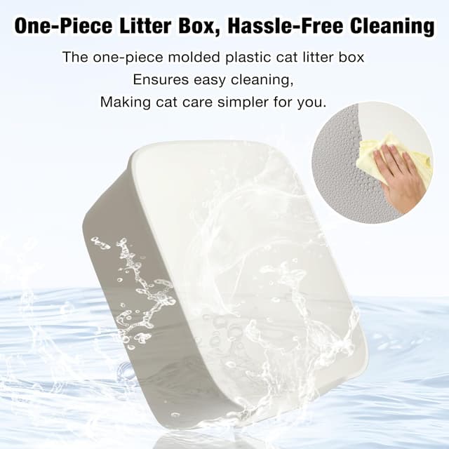 Thumbnail 5 de Suhaco Bac à Litière Haut 49×42×22 cm 🐾