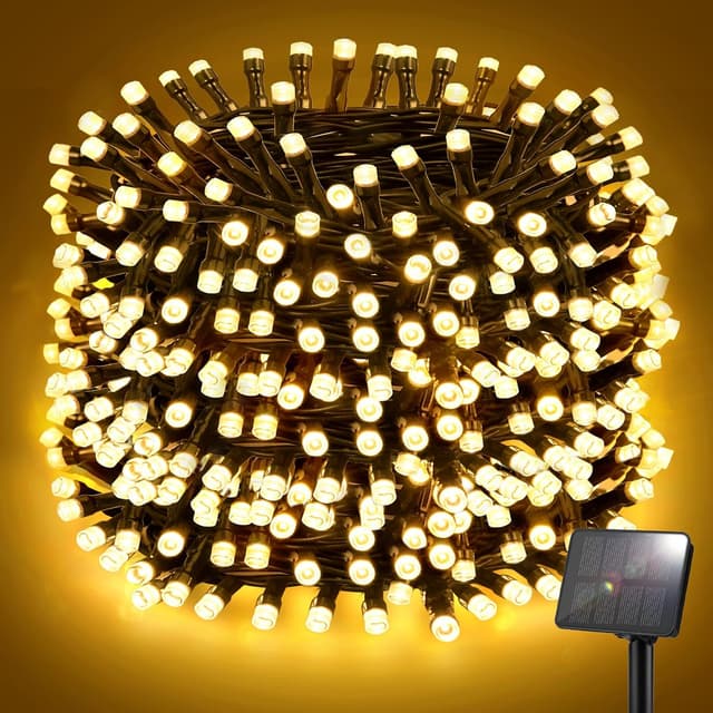 Detalle de Solar Lichterkette 12 m mit 120 LEDs