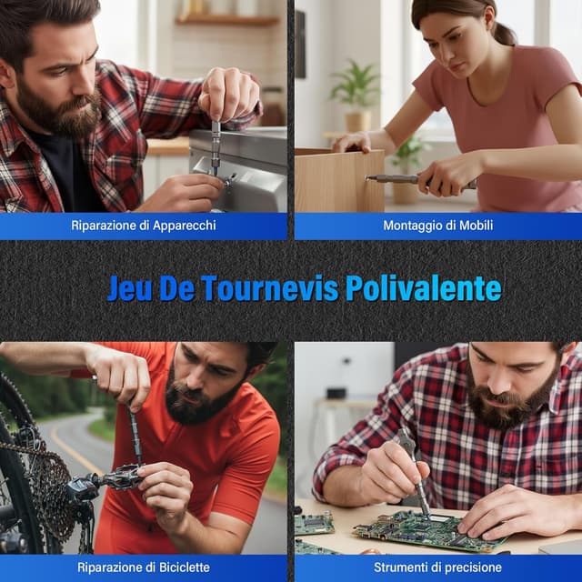 Detalle 2 de Koeutoze cacciavite a cricchetto 24 in 1