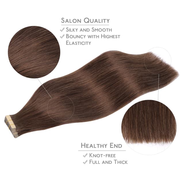 Detalle 2 de WENNALIFE Tape Extensions Echthaar 50 g 35 cm