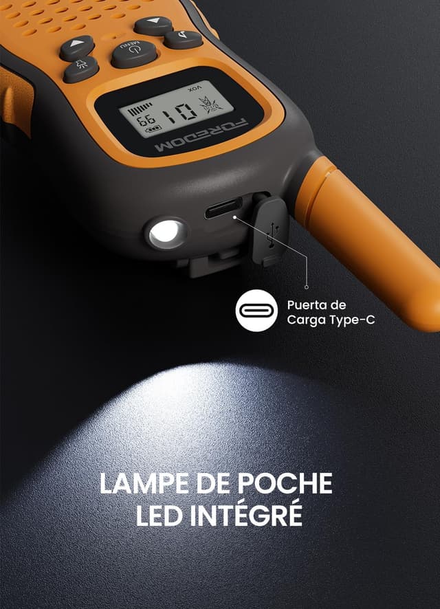 Thumbnail 4 de FOREDOM Talkie Walkie Enfants 3 km