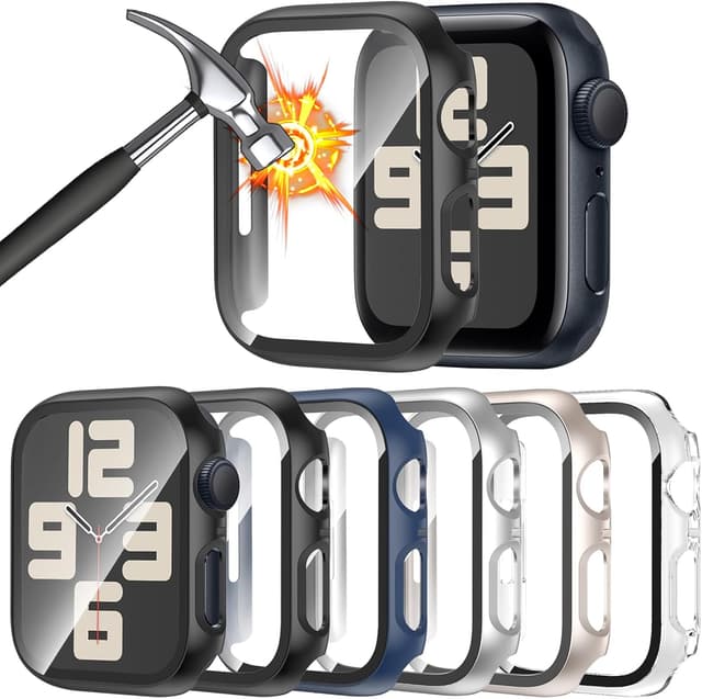 Detalle de HAANILKYI Apple Watch SE 44mm Case 6-Pack