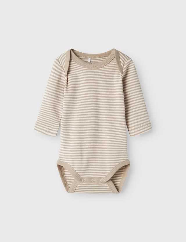 Detalle 2 de NAME IT Nbnbody 3p Core 2 Noos body a maniche lunghe in pura cachemira (pacco da 3)