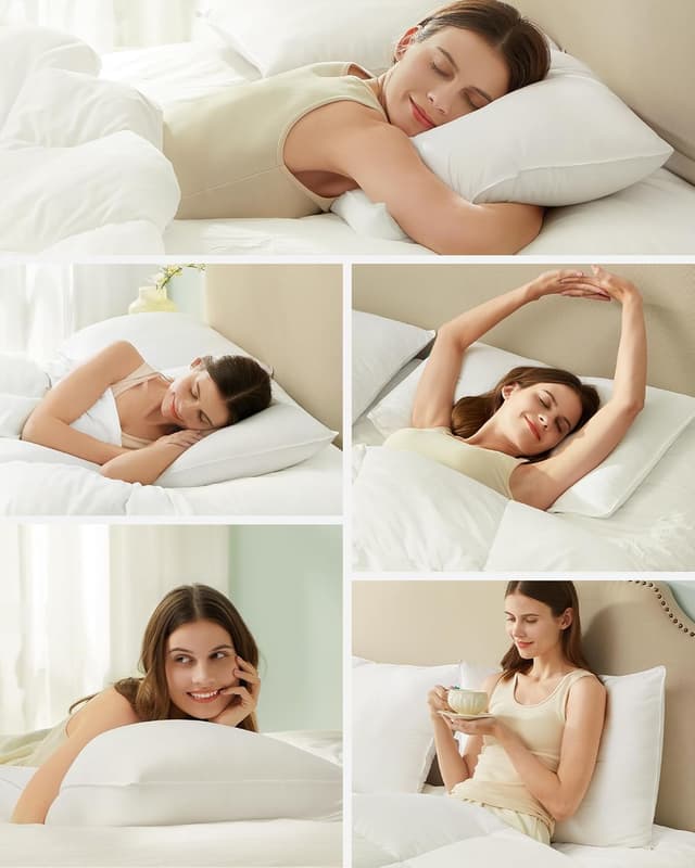 Thumbnail 4 de SONGMICS Cuscini Letto 50 x 70 cm